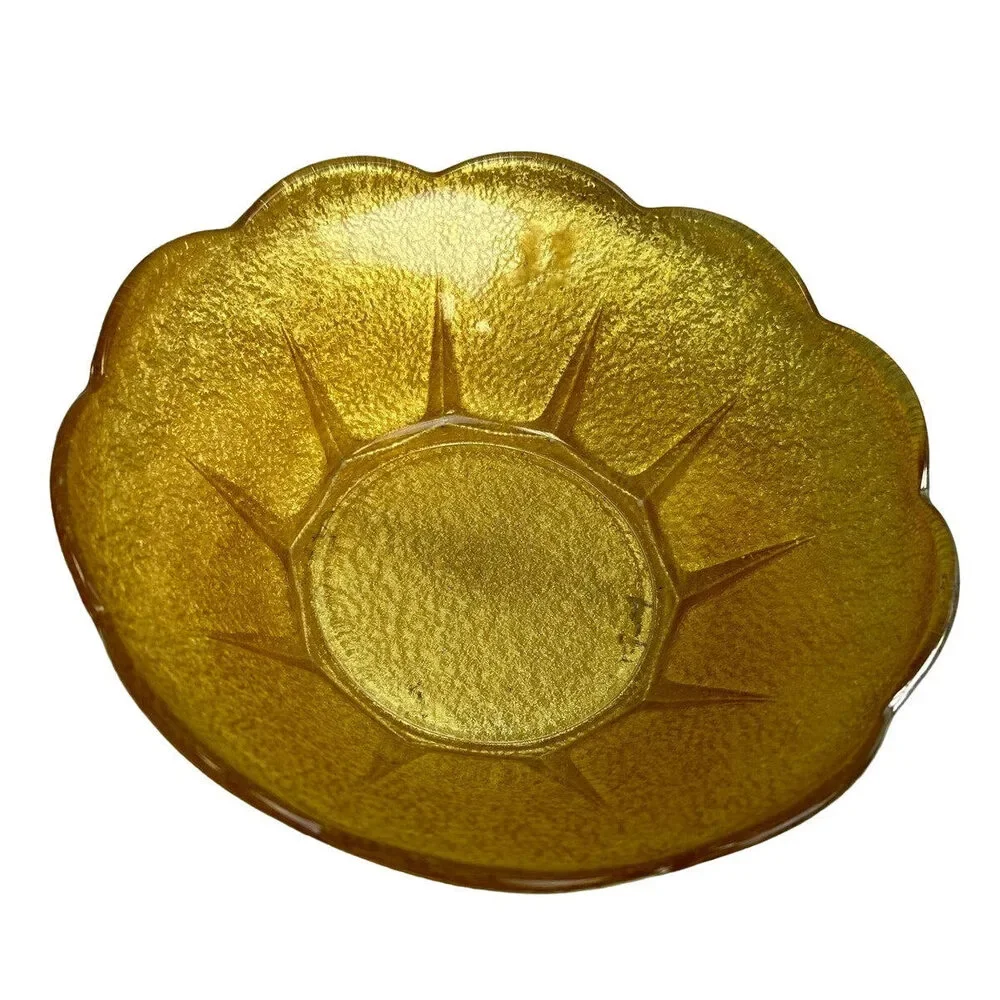 Vintage Large Gold Silver Painted 8